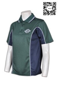 P588 Digital Printing printed polo shirts team group logo tailor made polo-shirts badminton table tennis ladies' printed tees supplier company